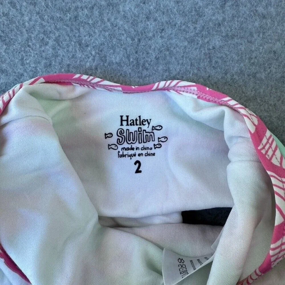 Hatley Swim One‎ Piece Baby Girls 2T Months Tank Swim Seahorse Pink Beach Ocean